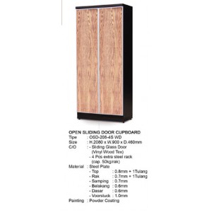 Lemari Arsip Besi Alba OSD-208-4S-WD